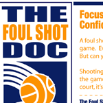 The Foul Shot Doc - Identity designed at Delia Associates